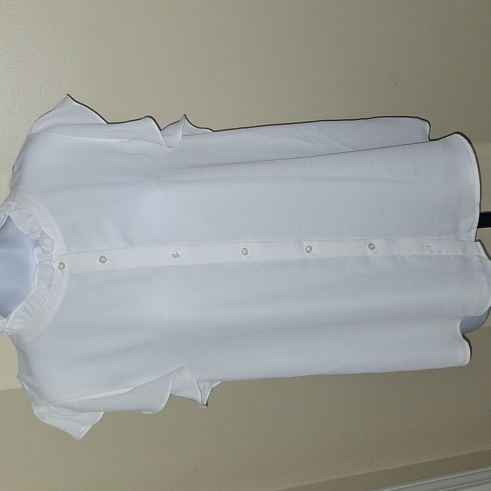 Calvin Klein Sheer Cream Top